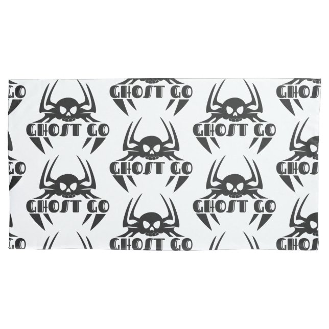 Funda De Cojín Ghost Go Spooky Season (Anverso)