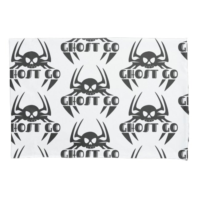 Funda De Cojín Ghost Go Spooky Season (Anverso-izquierdo)