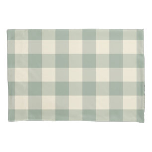 Funda De Cojín Gingham Casi Despierto - A lo largo del río a cuad