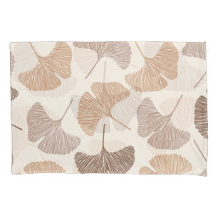 Funda De Cojín Ginkgo biloba: diseño seco sin costura.