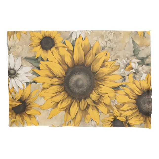 Funda De Cojín Girasol (Anverso)