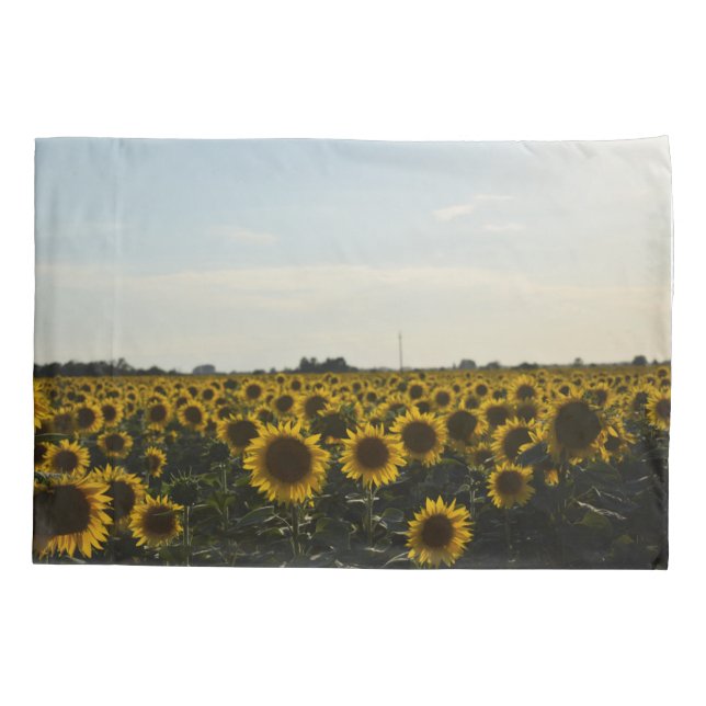 Funda De Cojín Girasoles (Reverso)