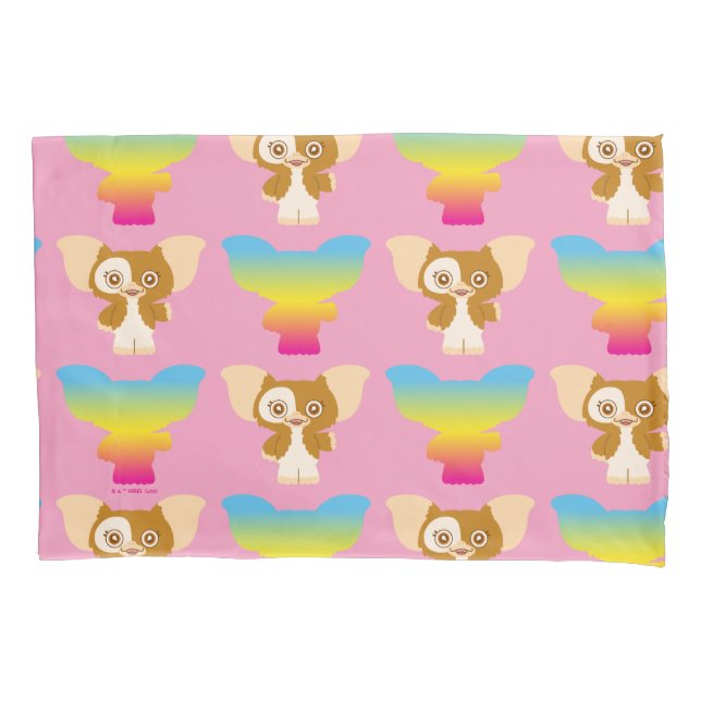Funda De Cojín Gizmo | Patrón arcoiris (Anverso)