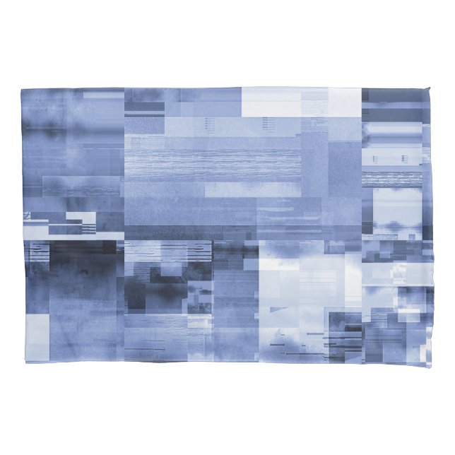 Funda De Cojín Glitch abstract videogaming pattern (Anverso)