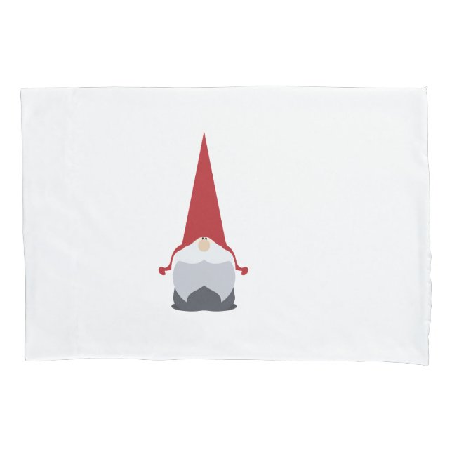 Funda de cojín gnomo de Navidad (Anverso)
