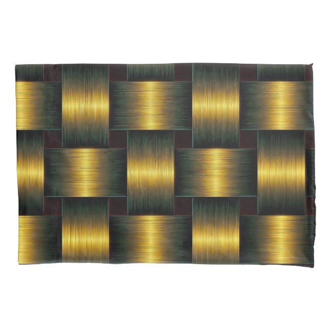 Funda De Cojín Golden Lattice (Anverso)