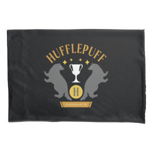 Funda De Cojín Grabador HUFFLEPUFF™ y gráfico del Orgullo de la C
