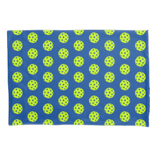 Funda De Cojín Gracioso Patrón Amarillo De Baloncesto
