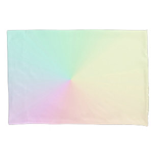 Funda De Cojín Gradiente silenciado Ombre Arcoiris Pastel Estétic