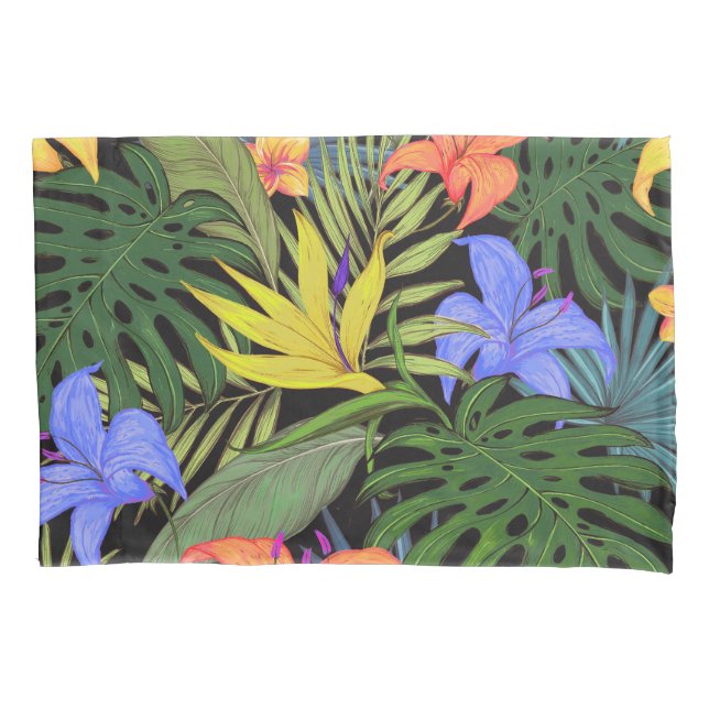 Funda De Cojín Gráfica de flor tropical Hawai Aloha (Anverso)