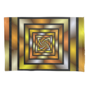 Funda De Cojín Gráfica trippy colorida de túnel luminoso