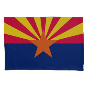 Funda De Cojín Gráfico dinámico de la bandera del estado de Arizo