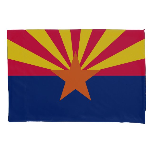 Funda De Cojín Gráfico dinámico de la bandera del estado de Arizo (Anverso)
