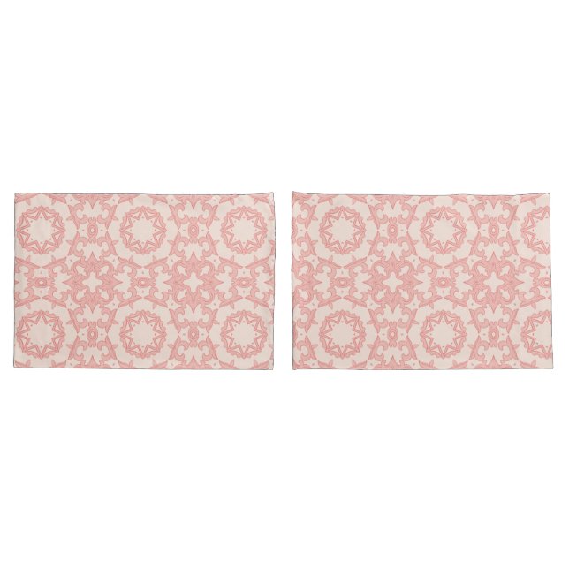 Funda De Cojín Granja Rosa y Crema (Reverso-Set)