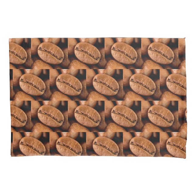 Funda De Cojín Granos de café mágico (Anverso)
