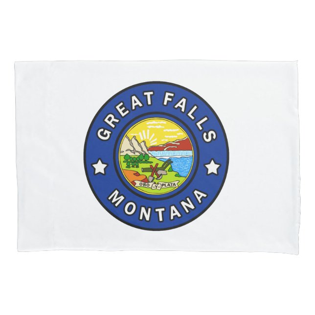 Funda De Cojín Great Falls Montana (Anverso)