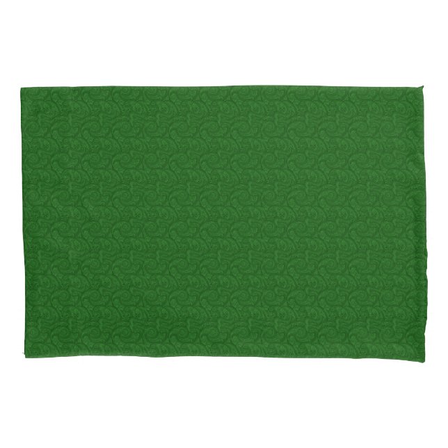 Funda De Cojín Green Paisley (Anverso-izquierdo)