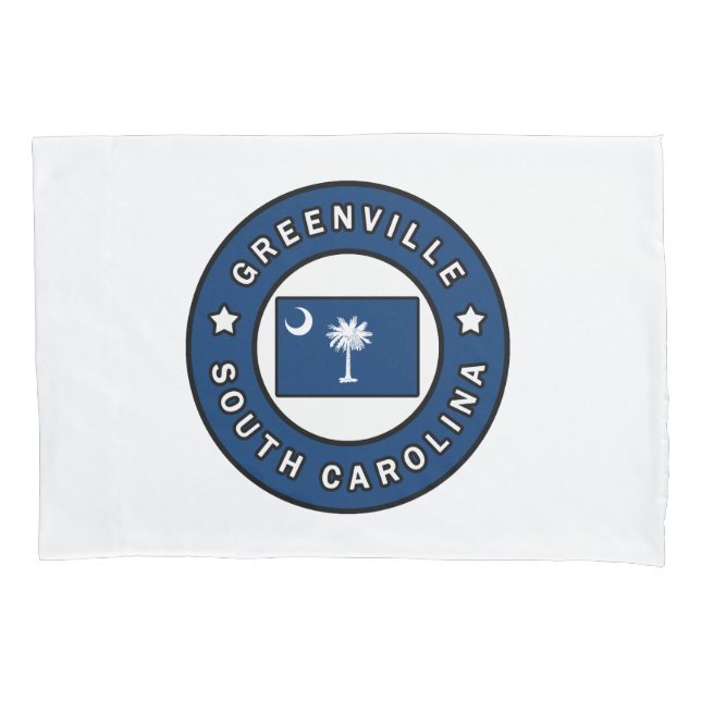 Funda De Cojín Greenville Carolina del Sur (Anverso)