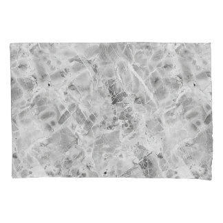 Funda De Cojín Gris 'Opulent Marble Whirl' Textura De Mármol Todo
