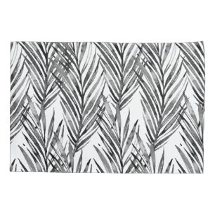 Funda De Cojín Gris tropical hawaiano de Palm Whisperer