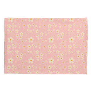 Funda De Cojín Groovy Boho Daisy Floral Garden Pattern Wrap de Ru