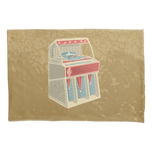 Funda De Cojín Grunge Jukebox (Anverso)