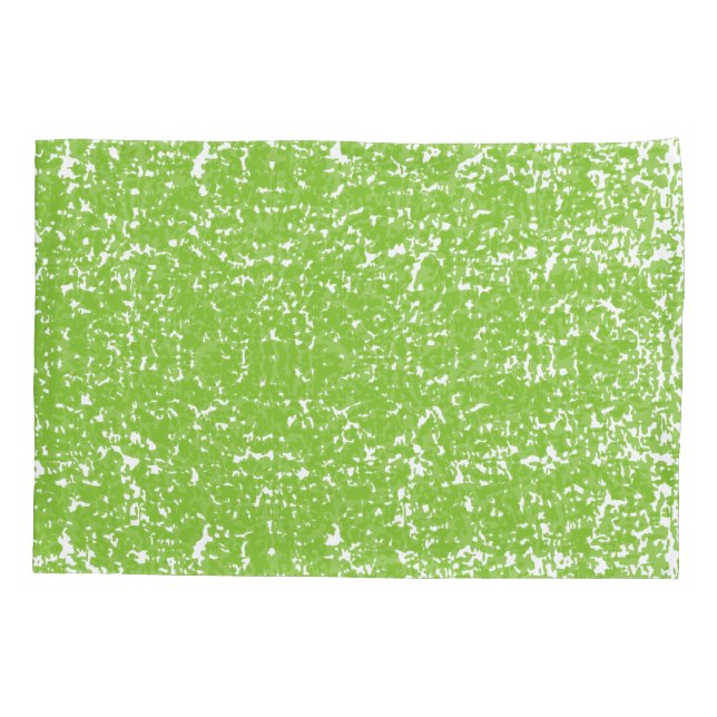 Funda De Cojín Grunge Lime Green Pattern - Summer Abstract Decor (Reverso)