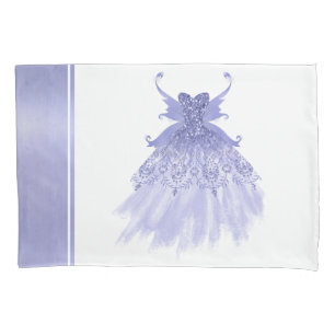 Funda De Cojín Guiso de lavanda de ala de hadas   Sheen irlandés 