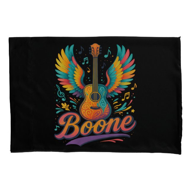 Funda De Cojín Guitarra Boone (Anverso)