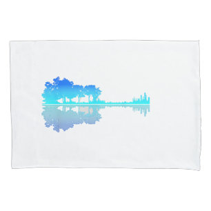 Funda De Cojín Guitarra Lake Shadow Love Guitar