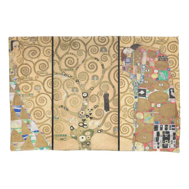 Funda De Cojín Gustav Klimt - Árbol de Frisas Estúclet (Anverso)