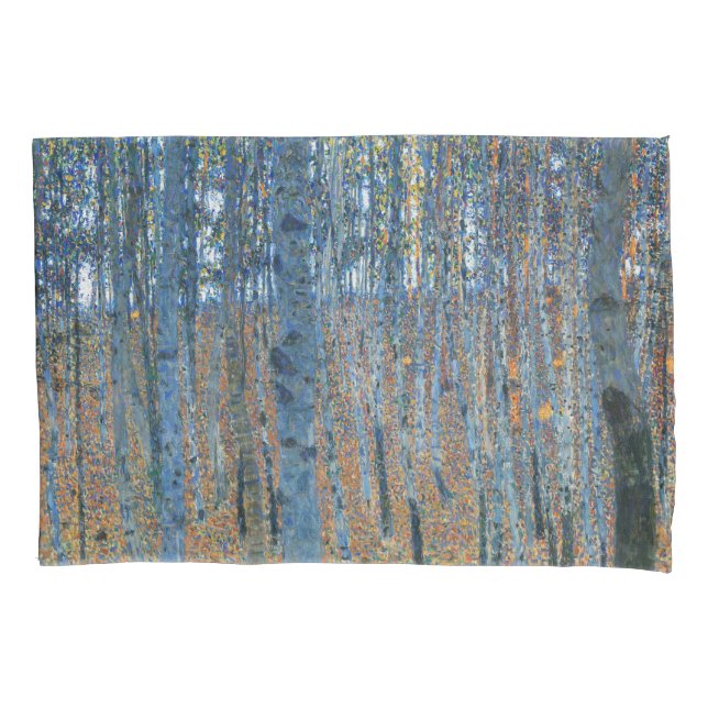 Funda De Cojín Gustav Klimt Beech Tree Forest Grove (Anverso)