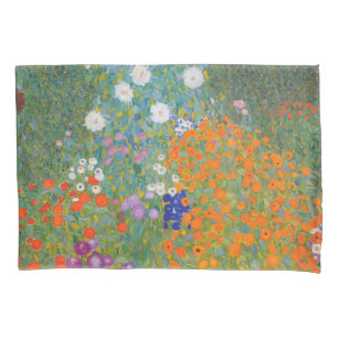 Funda De Cojín Gustav Klimt Flor Jardín Naturaleza
