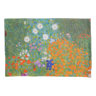 Funda De Cojín Gustav Klimt - Jardín de flores