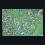 Funda De Cojín Gustav Klimt - Paisaje de los jardines italianos<br><div class="desc">Paisaje Jardín Italiano / Paisaje Horticultural Italiano - Gustav Klimt,  Petróleo en Lienzo,  1913</div>