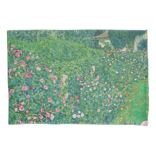 Funda De Cojín Gustav Klimt - Paisaje de los jardines italianos