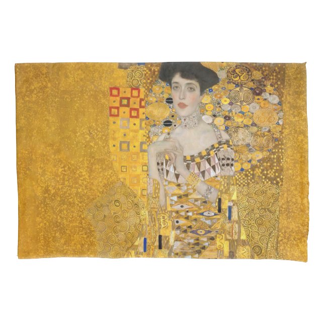 Funda De Cojín Gustav Klimt - Retrato de Adele Bloch-Bauer I (Anverso)