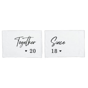 Funda De Cojín Habitación del Aniversario de la Pareja Romántic