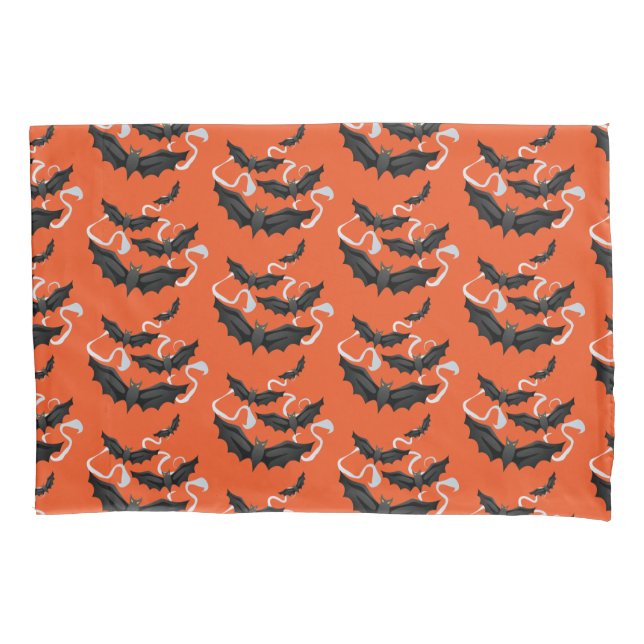 Funda De Cojín Halloween Bats Pillowcase (Anverso)