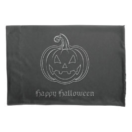 Funda De Cojín Halloween con linterna de Jack O'
