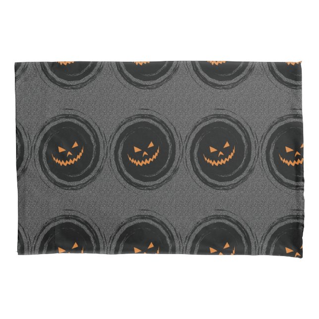 Funda De Cojín Halloween Jack que brilla intensamente O'Lantern (Anverso)