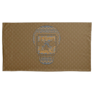 Funda De Cojín Halloween Skull Pillowcase