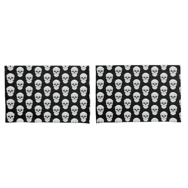 Funda De Cojín Halloween Skulls Pillowcase Set (Anverso - Set)