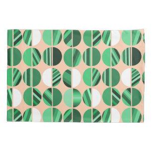 Funda De Cojín Halnos de ovario de rayas verdes