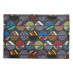 Funda De Cojín Halves de ovario en bandas masculinas