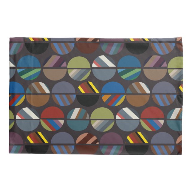 Funda De Cojín Halves de ovario en bandas masculinas (Reverso)