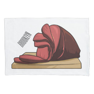 Funda De Cojín Ham personalizado ilustracion