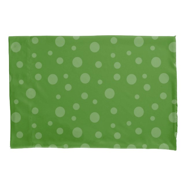 Funda De Cojín HAMbWG Lunares - Verde Lima (Anverso)