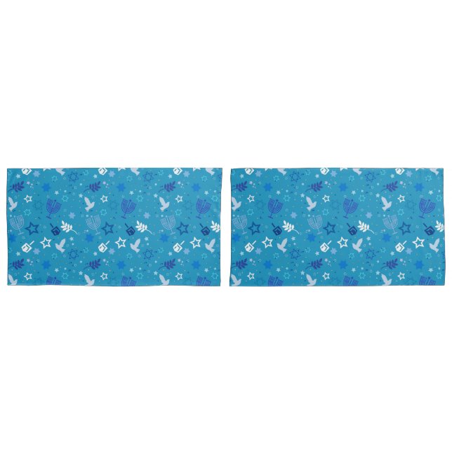Funda De Cojín Hanukkah Stars Pillowcase (Anverso - Set)
