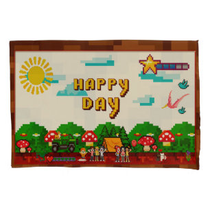 Funda De Cojín Happy day videogames